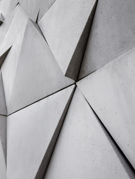 EUCLID - Concrete 3D Wall Cladding by URBI et ORBI - view 3